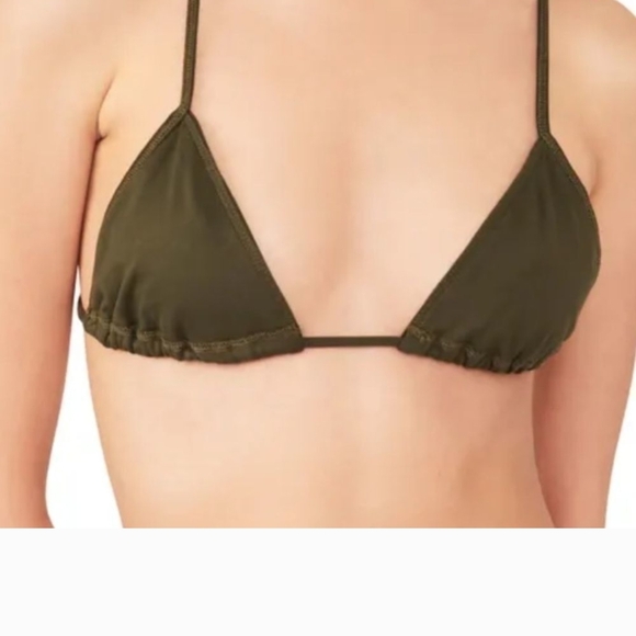 Free People Other - Free People Olive Triangle Bra